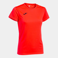 Joma T-shirt Combi S/s (Adult) - Fluorescent Coral
