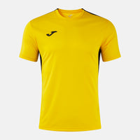 Joma Winner IV Short Sleeve T-shirt (Adult) - Yellow Black