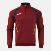 Joma T-championship Sweatshirt (Adult) - Navy Blue Burgundy