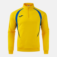 Joma T-championship Sweatshirt (Adult) - Royal Blue Yellow