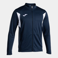 Joma Winner III Full Zip Sweatshirt (Junior) - Navy Blue White