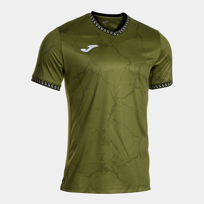 Joma VII Short Sleeve T-shirt (Junior) - Khaki Black