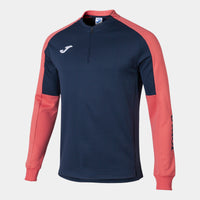 Joma Eco Championship Recycled Sweatshirt (Junior) - Fluorescent Orange Navy Blue