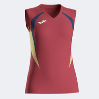 Joma Championship Sleeveless Shirt (Adult) - Dark Navy Burgundy