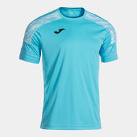 Joma Championship VIII Short Sleeve T-shirt (Adult) - Fluorescent Turquoise