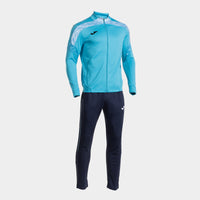 Joma Championship VIII Tracksuit (Adult) - Fluorescent Turquoise Dark Navy