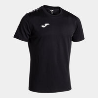 Joma Olimpiada Rugby Short Sleeve T-shirt (Adult) - Black