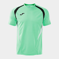 Joma T-championship Short Sleeve T-shirt (Adult) - Light Green Black