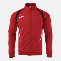 Joma Championship Full Zip Sweatshirt (Junior) - Red Black