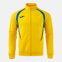 Joma Championship Full Zip Sweatshirt (Adult) - Royal Blue Yellow