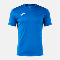 Joma Winner IV Short Sleeve T-shirt (Adult) - Royal Blue Black