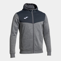 Joma Campus Street Zip-up Hoodie (Junior) - Melange Gray