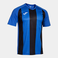 Joma Inter IV Short Sleeve T-shirt (Adult) - Royal Blue Black