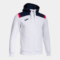 Joma Toledo Zip-up Hoodie (Adult) - Navy Blue White