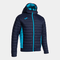 Joma Urban V Bomber Jacket (Junior) - Fluorescent Turquoise Navy Blue
