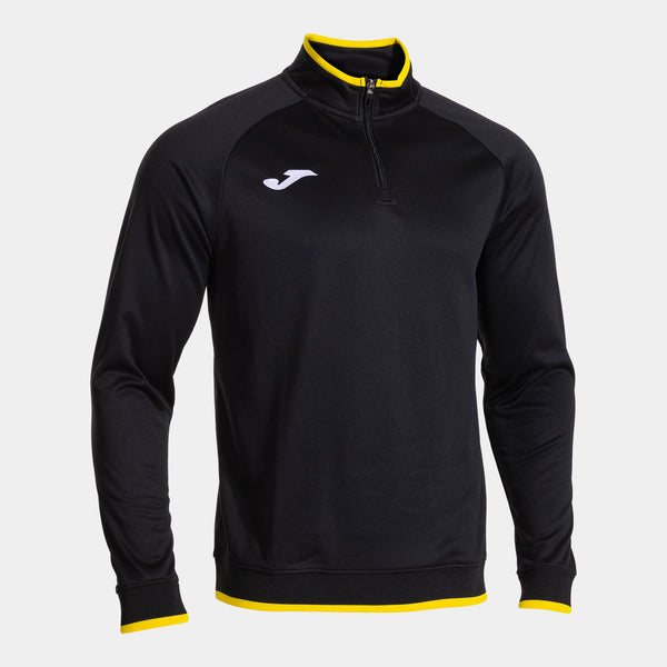 Joma Victory Sweatshirt (Adult) - Black Yellow