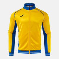 Joma Vintage Eco Retro Full Zip Sweatshirt (Adult) - Royal Blue Yellow