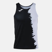 Joma City III Tank Top (Adult) - Black White