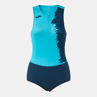 Joma City III Bodysuit (Junior) - Fluorescent Turquoise Dark Navy