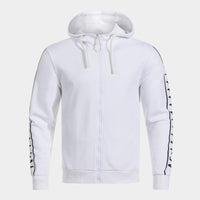 Joma Icono Street Zip-up Hoodie (Junior) - White Black