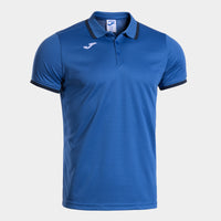 Joma Combi Premium Short Sleeve Polo (Adult) - Royal Blue Navy Blue