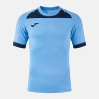 Joma Phoenix III Short Sleeve T-shirt - Dark Navy Sky Blue