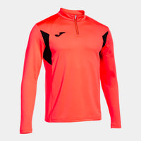 Joma Winner III Sweatshirt (Adult) - Fluorescent Coral Black