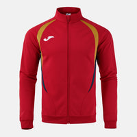 Joma Championship Full Zip Sweatshirt (Junior) - Dark Navy Red