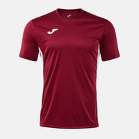 Joma Winner IV Short Sleeve T-shirt (Junior) - Burgundy Gray