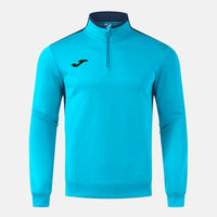 Joma Winner IV Sweatshirt (Junior) - Fluorescent Turquoise Dark Navy