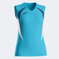 Joma Championship Sleeveless Shirt (Junior) - Dark Navy Sky Blue