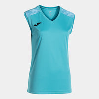 Joma Championship VIII Sleeveless Shirt (Junior) - Fluorescent Turquoise