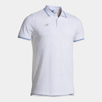 Joma Confort Classic Short Sleeve Polo (Adult) - Royal Blue White