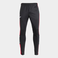 Joma Long Pants Championship IV (Adult) - Black Red