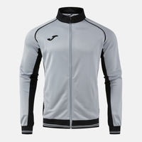 Joma Vintage Eco Retro Full Zip Sweatshirt (Adult) - Gray Black