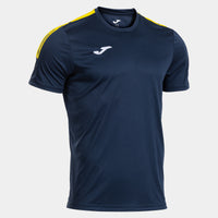Joma All Sport Short Sleeve T-shirt (Adult) - Navy Blue Yellow