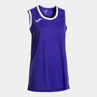 Joma Final Basket II Sleeveless Shirt (Adult) - Violet White