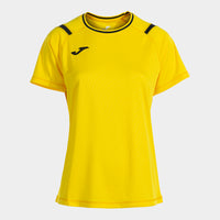Joma Dinamo II Short Sleeve T-shirt - Yellow Black