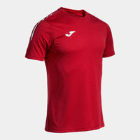 Joma Eco Essential Short Sleeve T-shirt (Junior) - Red
