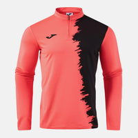 Joma City III Sweatshirt (Adult) - Fluorescent Coral Black