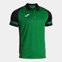 Joma Phoenix III Short Sleeve Polo (Adult) - Green Black