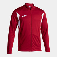 Joma Winner III Full Zip Sweatshirt (Adult) - Red White