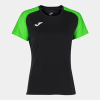 Joma T-shirt Academy IV (Adult) - Fluorescent Green Black