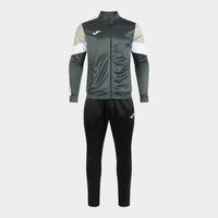 Joma Icono Street Tracksuit (Junior) - Dark Gray Black