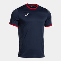Joma Combi Premium Short Sleeve T-shirt (Junior) - Navy Blue Red