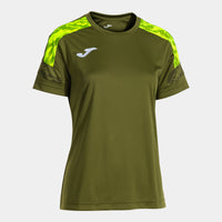 Joma Championship VIII Short Sleeve T-shirt (Junior) - Green Yellow