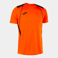 Joma Championship VII Short Sleeve T-shirt (Adult) - Orange Black