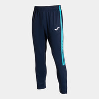 Joma Olimpiada Long Pants (Adult) - Fluorescent Turquoise Navy Blue