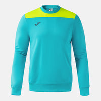 Joma Phoenix III Sweatshirt (Adult) - Fluorescent Turquoise Fluorescent Yellow
