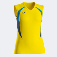 Joma Championship Sleeveless Shirt (Junior) - Royal Blue Yellow